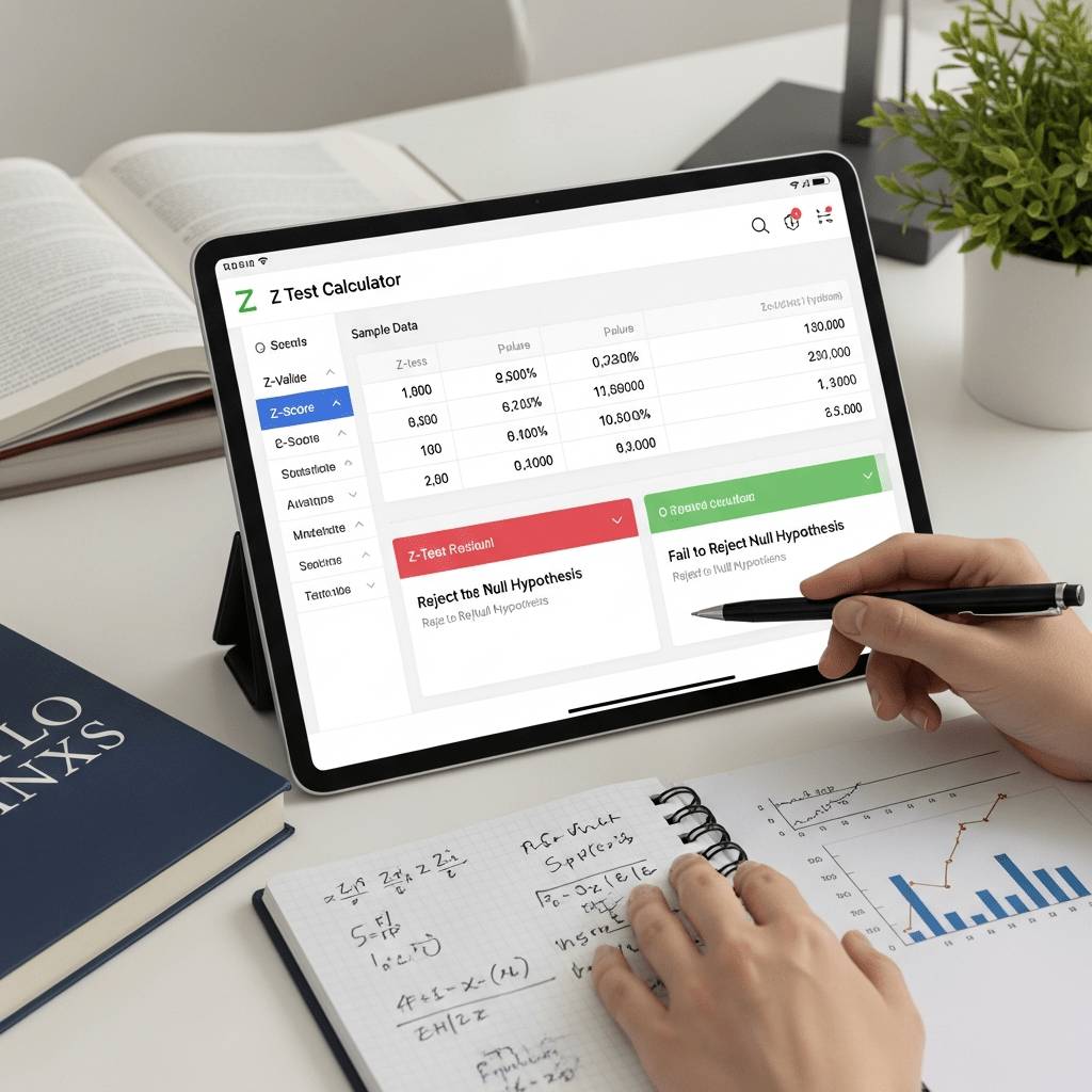 How a Z Test Calculator Helps With Statistical Decision Making